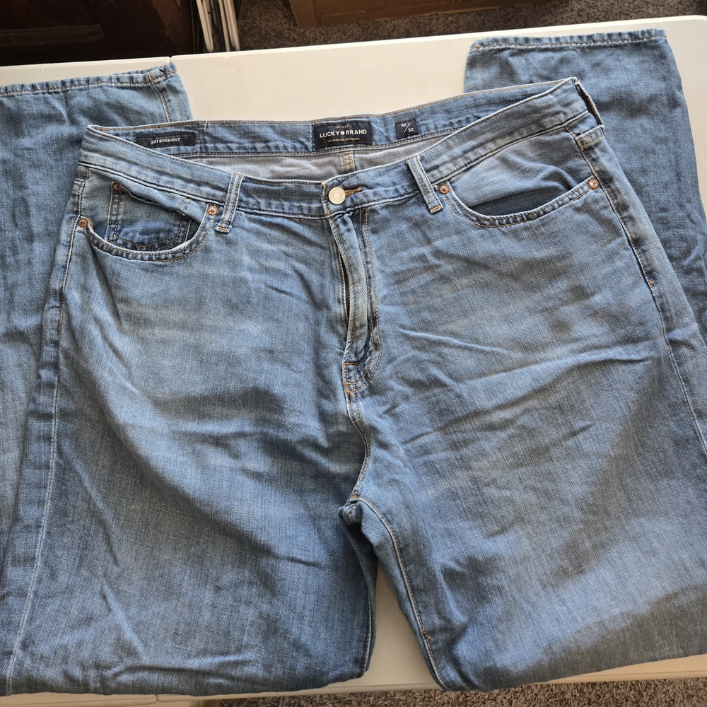 Lucky Brand Light Blue Relaxed Men's Jeans 40x32